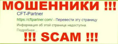 CFTPartner Com - МОШЕННИКИ !!! SCAM !!!