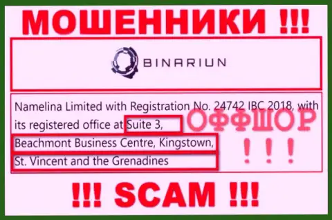 Иметь дело с организацией Namelina Limited не стоит - их оффшорный юридический адрес - Suite 3, Beachmont Business Centre, Kingstown, St. Vincent and the Grenadines (инфа с их веб-портала)