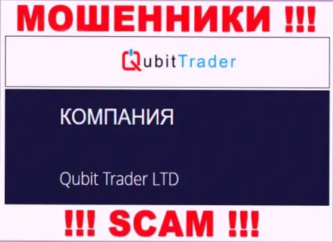 Qubit Trader - интернет мошенники, а управляет ими юр лицо Qubit Trader LTD