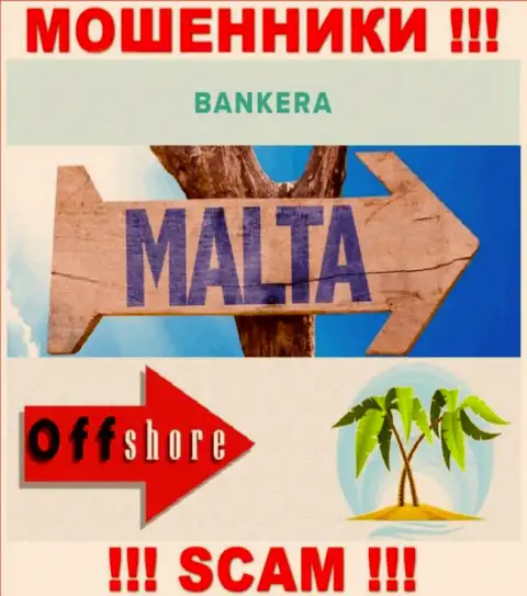 С организацией Bankera лучше не взаимодействовать, место регистрации на территории Malta