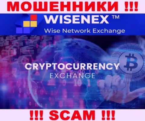 WisenEx заняты обманом доверчивых клиентов, а Крипто обменник всего лишь ширма