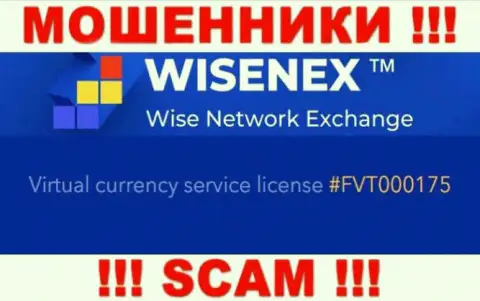 Будьте весьма внимательны, зная лицензию WisenEx Com с их сайта, уберечься от надувательства не удастся - это МОШЕННИКИ !!!