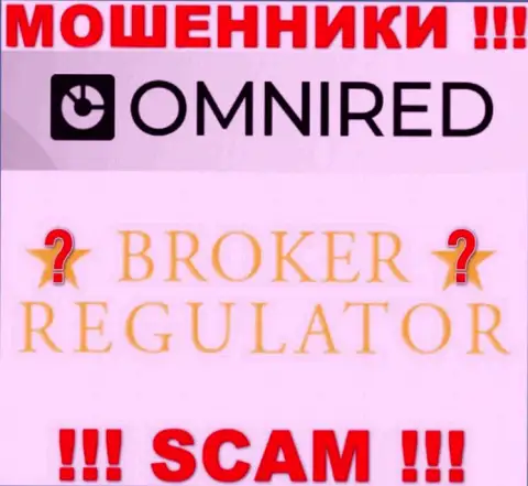 У компании Omnired не имеется регулятора, значит ее мошеннические комбинации некому пресечь