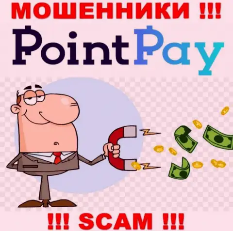 PointPay вложенные денежные средства не отдают обратно, никакие комиссионные платежи не помогут