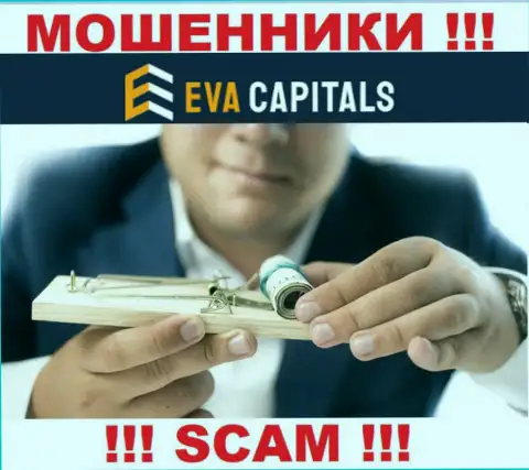 Eva Capitals могут добраться и до вас со своими предложениями работать совместно, будьте очень бдительны