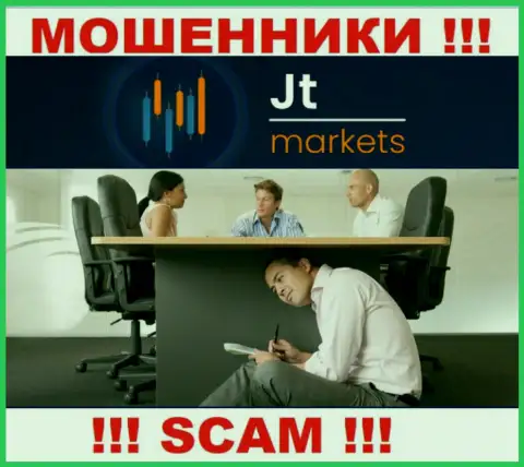 JTMarkets являются интернет-махинаторами, посему скрывают сведения о своем руководстве