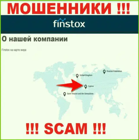 Finstox - это internet-кидалы, их место регистрации на территории Cyprus