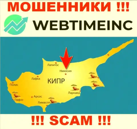 Контора WebTime Inc - это разводилы, находятся на территории Nicosia, Cyprus, а это офшор