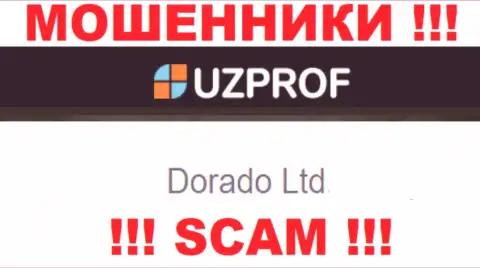 Организацией Dorado Ltd управляет Dorado Ltd - данные с официального онлайн-ресурса мошенников