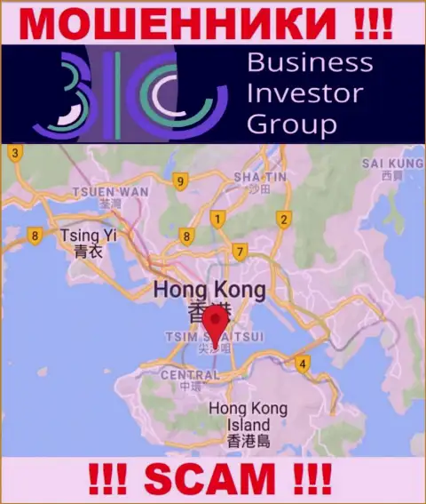 Офшорное место регистрации BusinessInvestorGroup Com - на территории Гонконг