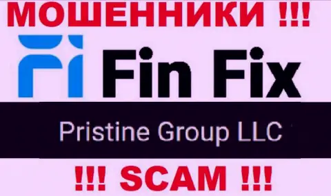 Юридическое лицо, владеющее internet мошенниками Фин Фикс - это Pristine Group LLC