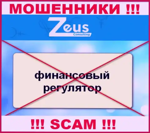 Имейте в виду, компания Zeus Consulting не имеет регулятора - это МОШЕННИКИ !!!