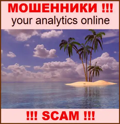 Your Analytics спрятали адрес регистрации, где зарегистрирована компания - это явно интернет-мошенники !
