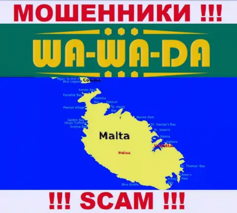 Malta - именно здесь юридически зарегистрирована организация Ва-Ва-Да Ком