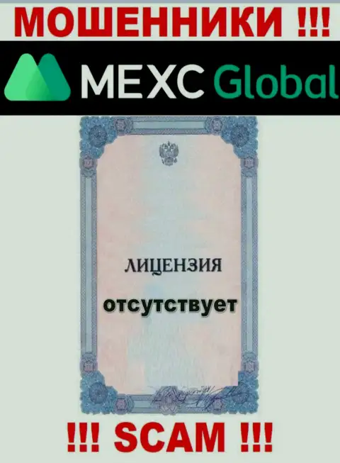 У мошенников MEXC Global на онлайн-сервисе не приведен номер лицензии конторы !!! Будьте крайне бдительны