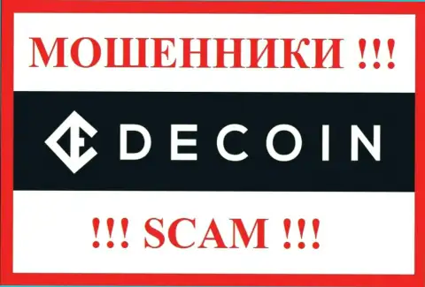 Логотип МОШЕННИКОВ Де Коин
