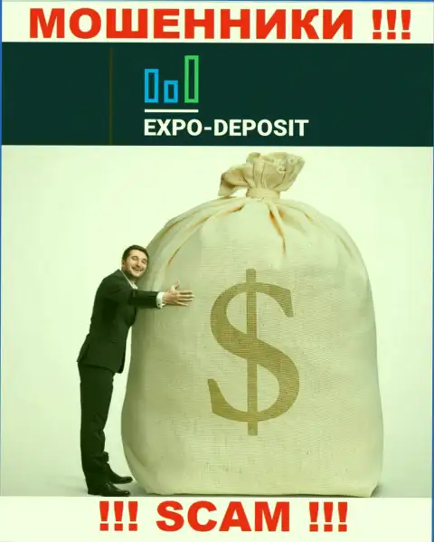 Невозможно забрать денежные активы из брокерской компании Expo-Depo Com, в связи с чем ни копейки дополнительно заводить не надо