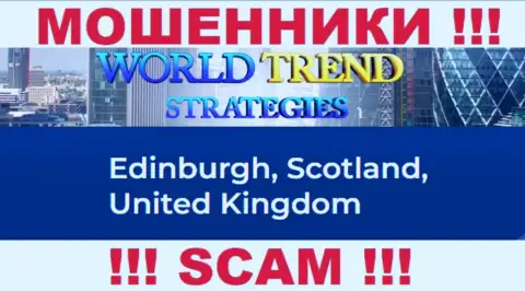 С конторой World Trend Strategies не рекомендуем совместно работать, поскольку их адрес регистрации в оффшорной зоне - Edinburgh, Scotland, United Kingdom