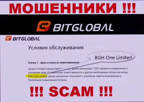BGH One Limited - это руководство компании Bit Global