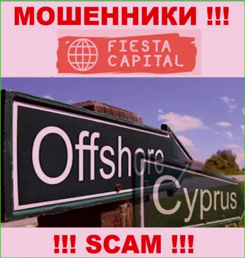 Офшорные internet мошенники Фиеста Капитал Кипр Лтд скрываются здесь - Cyprus