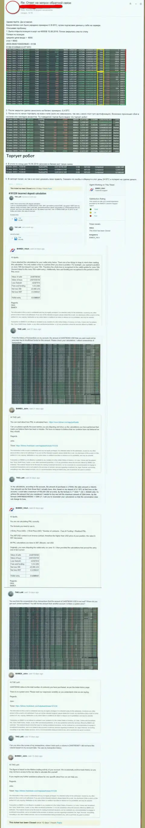 BitMEX Com - это ЛОХОТОРОНЩИКИ ! Сливают депозиты клиентов