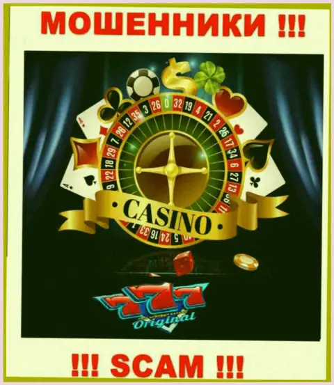 С 7Originals Ru  совместно работать крайне рискованно, их сфера деятельности Casino - это развод